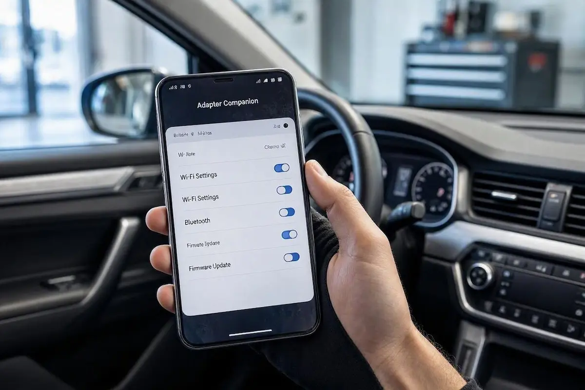 configuring aawireless companion app passthrough mode and 5ghz wifi band on smartphone
