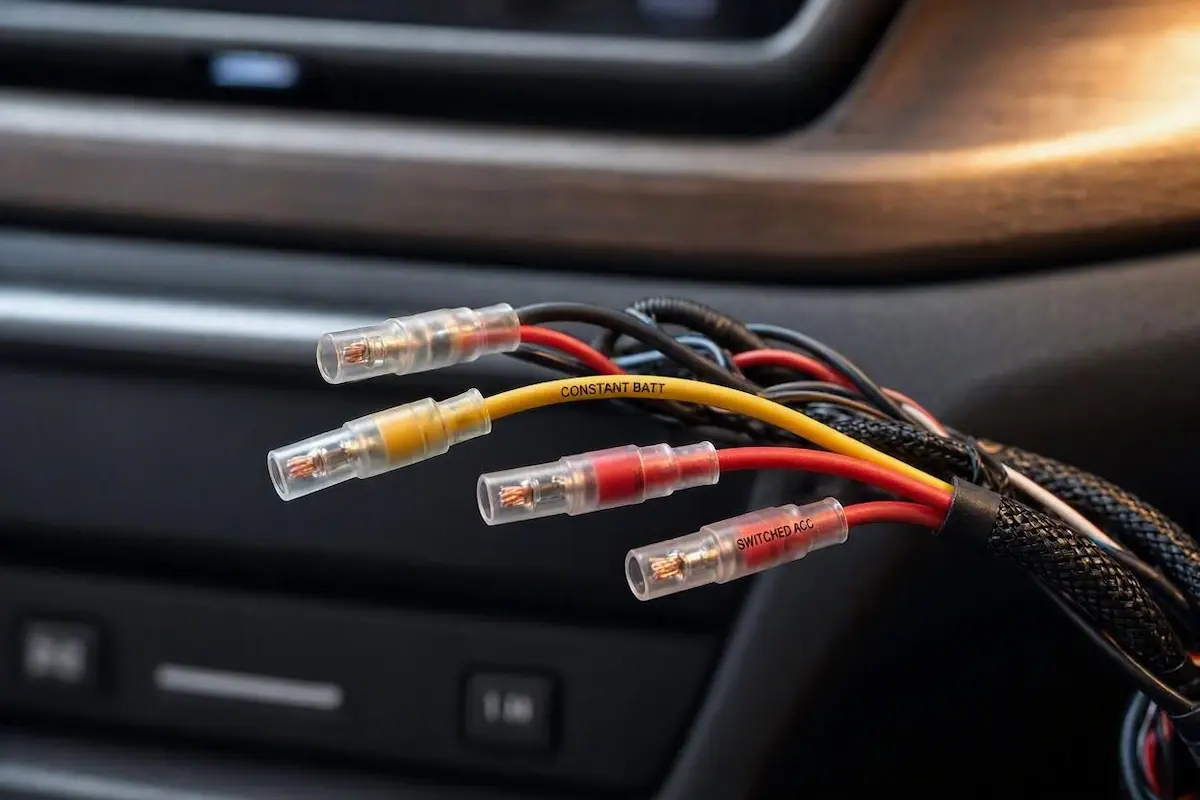 android car stereo battery drain wiring harness