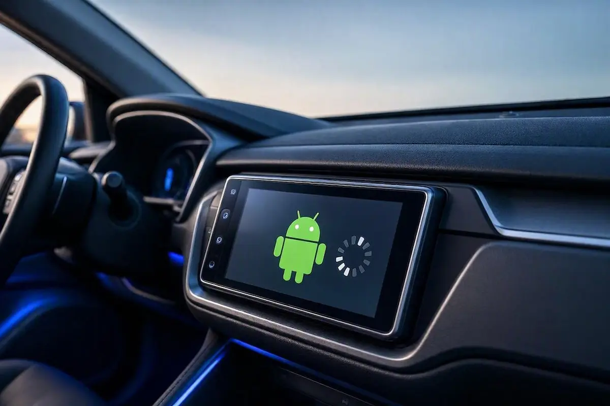 android car stereo boot loop