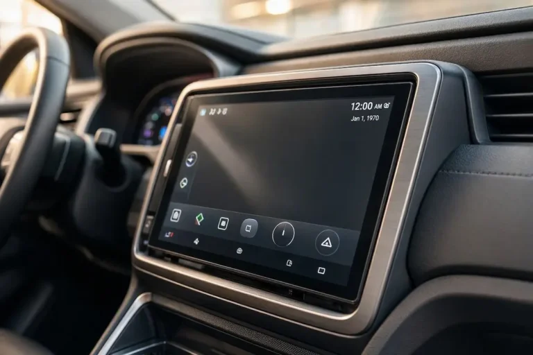 android car stereo time reset