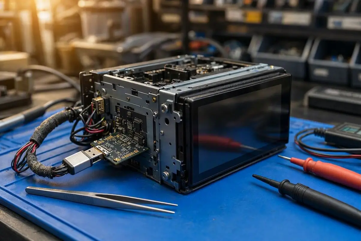 car stereo 4 pin usb firmware flash recovery