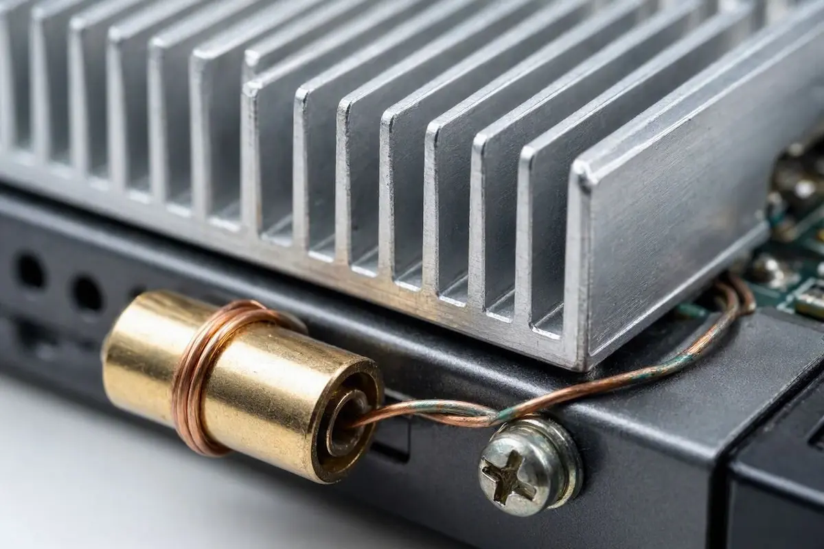 Car Stereo RCA Ground Shield Wire Wrap Fix to stop engine whine