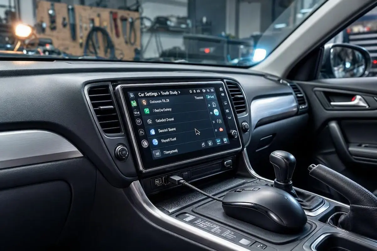 car stereo touch screen calibration using usb mouse