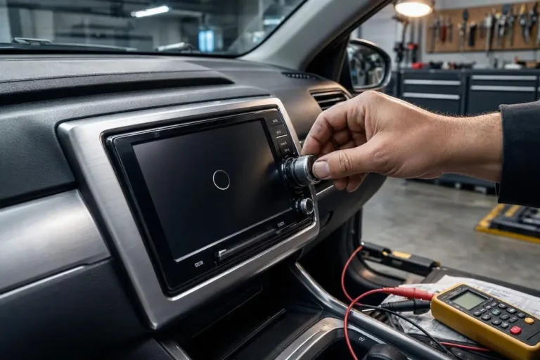 car stereo turns off when volume is high